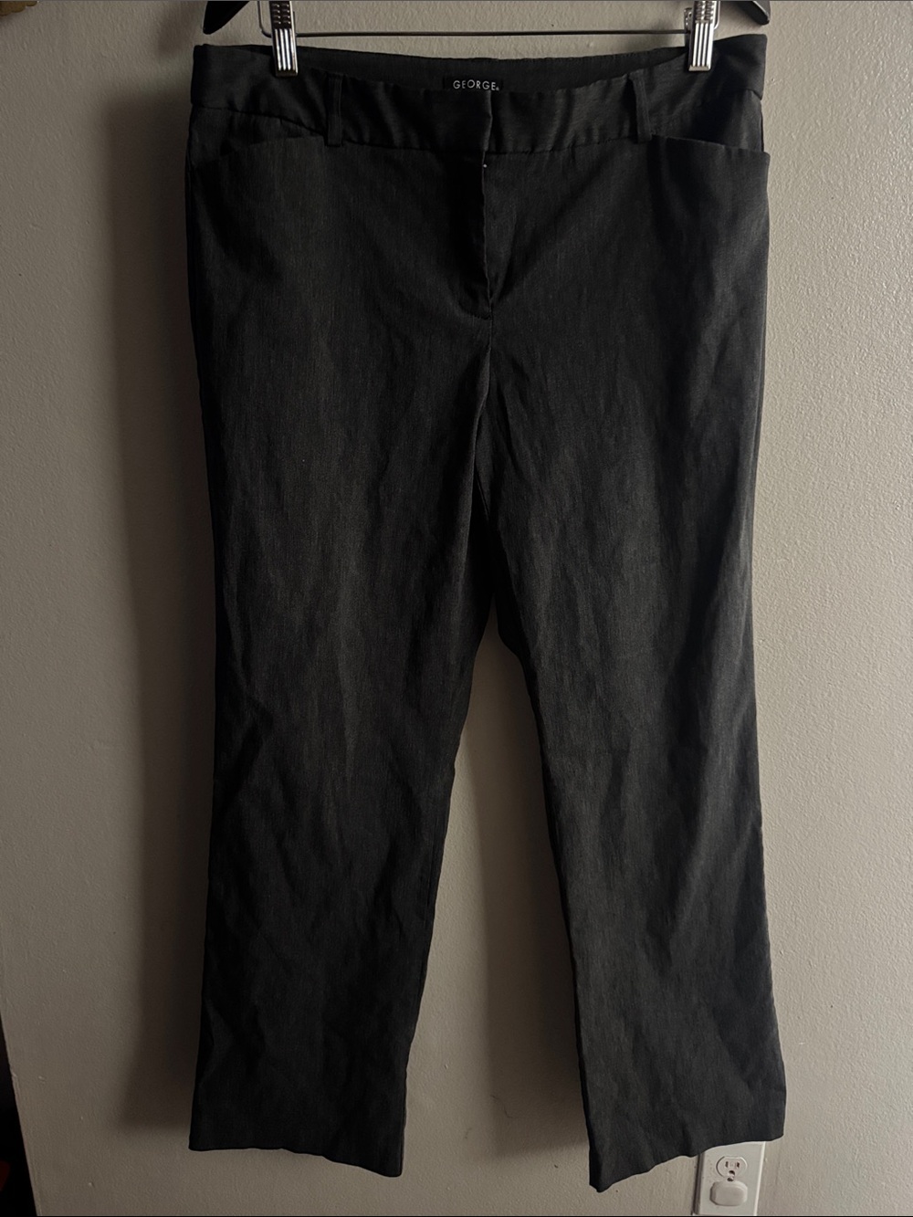 George Black Men's Dress Pants - Straight Leg